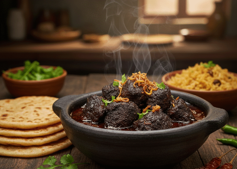 গরুর মাংসের কালা ভুনা রেসিপি